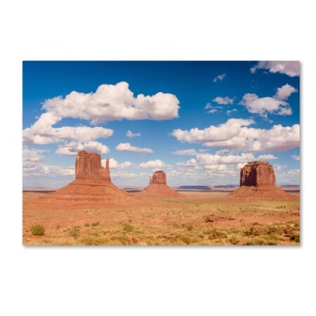 Michael Blanchette Photography 'Three Buttes' Canvas Art,22x32